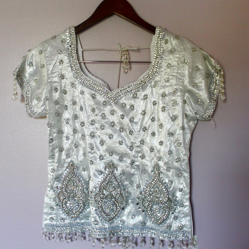 2 Piece Bollywood Dress with scarf